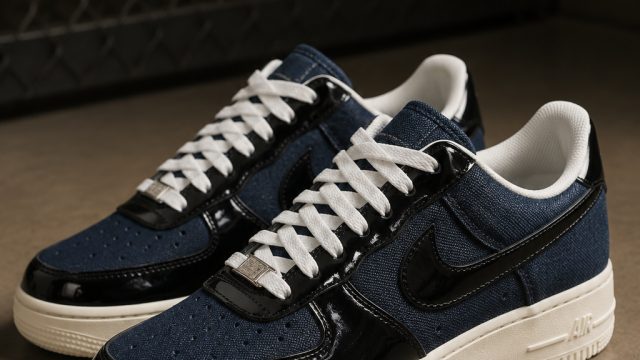 Nike's Latest Air Force 1: A Bold Fusion of Patent and Denim