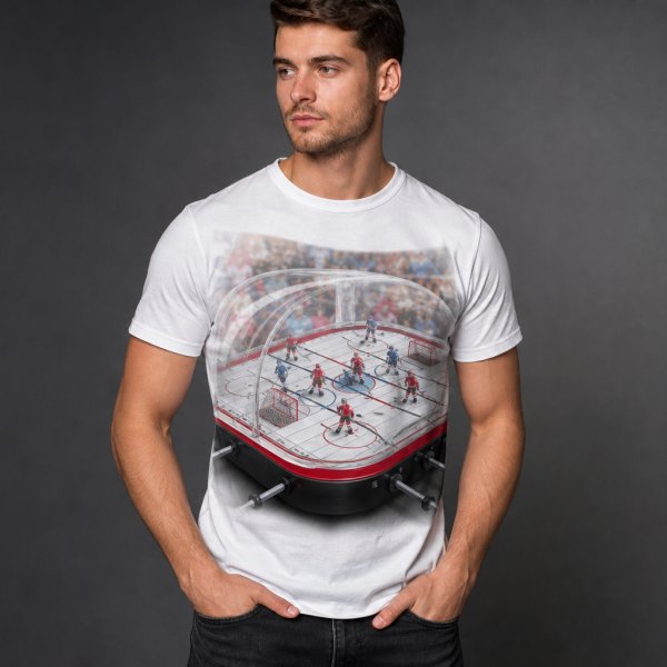 Elevate Your Game with Our Premium Bubble Hockey T-Shirt